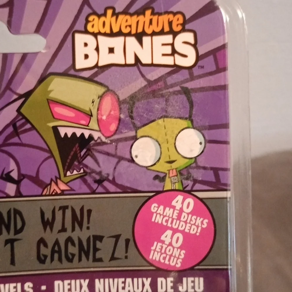 Nickelodeon Invader Zim Adventure Bones Game Set - Purple and Green